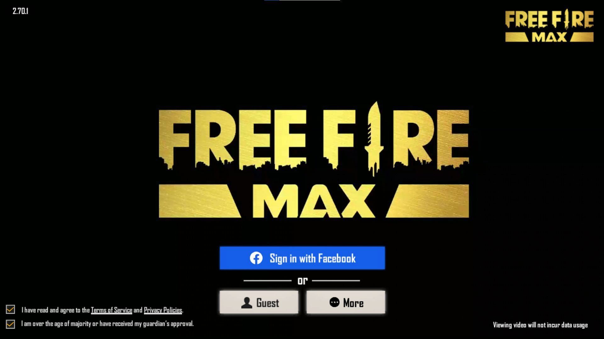 Sign in to enjoy playing the game (Image via Garena)